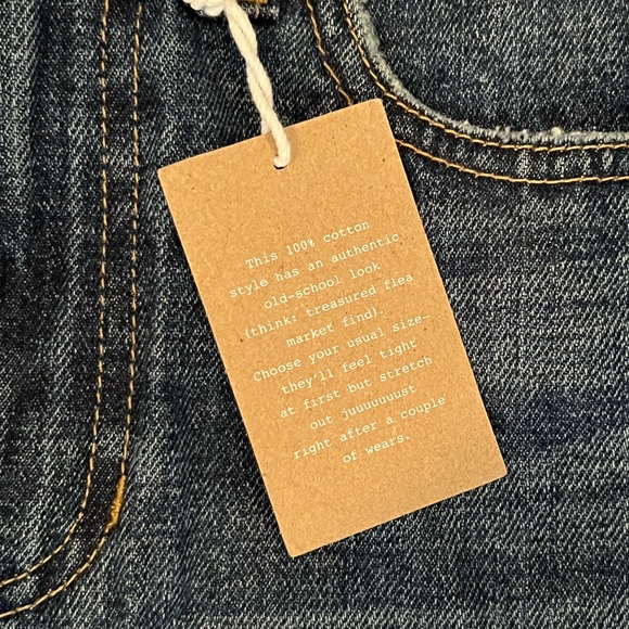 NWT - Madewell Rigid Denim Straight Mini Skirt: Reworked Edition - Size 25 - Picture 10 of 10